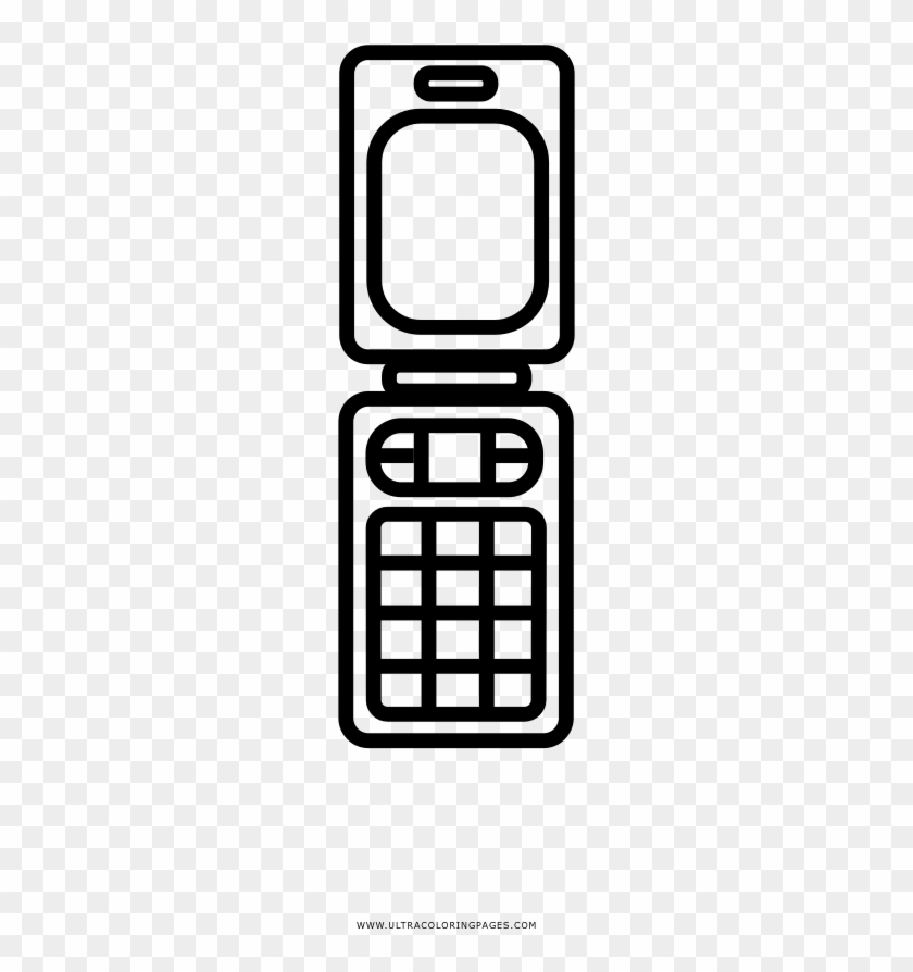 Gallery Of Shopkins Cell Phone Coloring Pages Printable - Flip Phone Icon Black And White #1132985