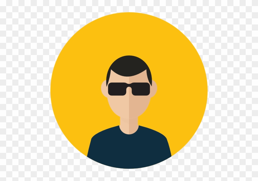 User, Man, Social, Avatar, Profile Icon - Man Avatar In Circle - Full ...