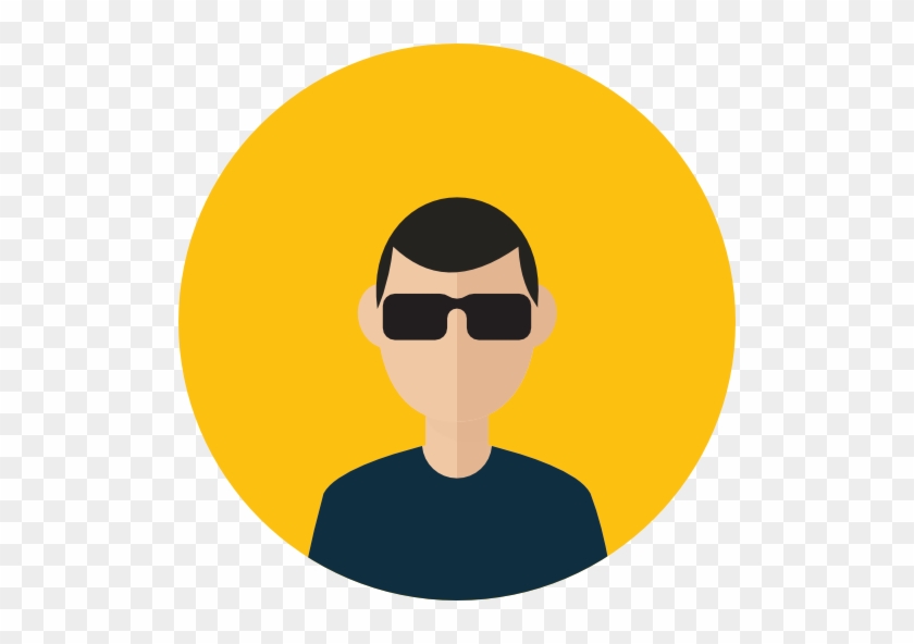 User Man Social Avatar Profile Icon  Man Avatar In Circle  Free  Transparent PNG Clipart Images Download