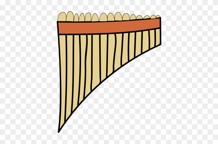 Pan Flute Musical Instrument Doodle Transparent Png - Flute #1133061