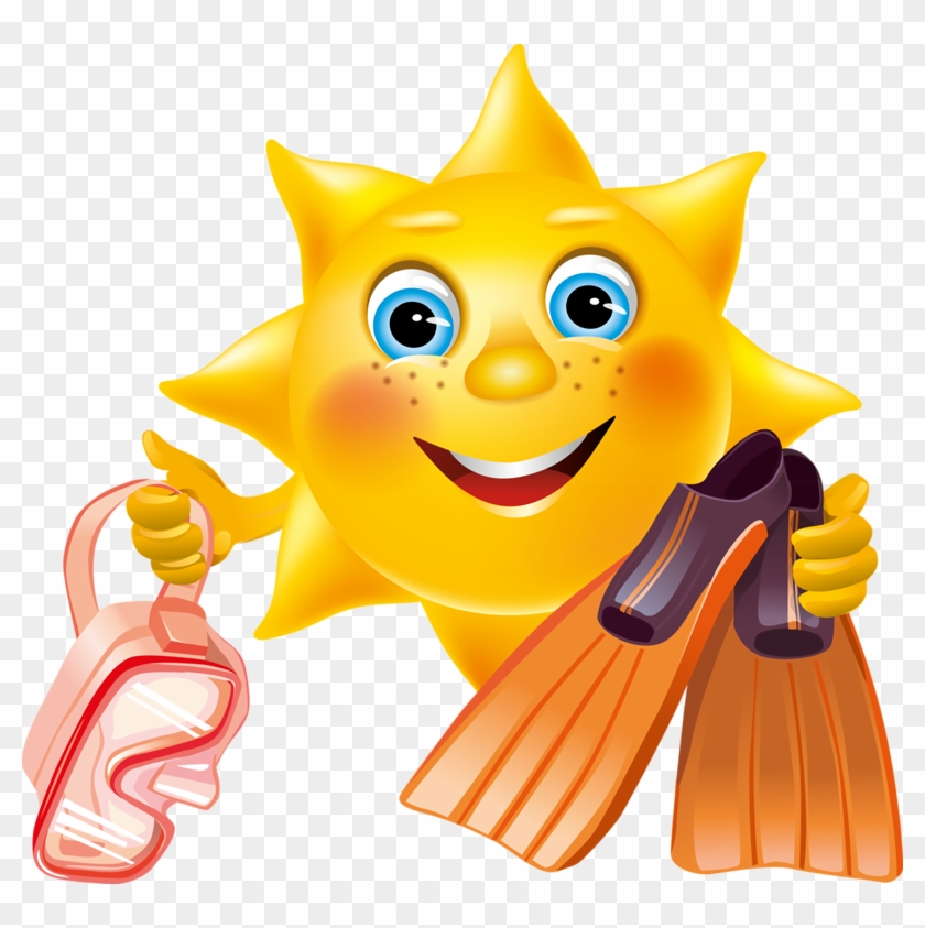 Smiley Emoticon Vacation Clip Art - Emoticons Summer #1133084