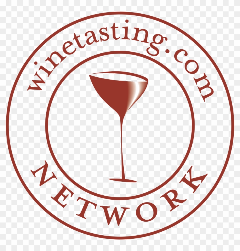 Winetasting Com Logo Black And White - Vector Graphics #1133100
