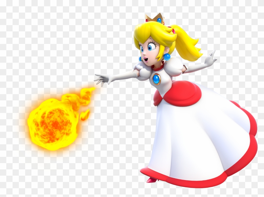 Princess Peach Clipart Super Mario Galaxy 2 - Super Mario 3d World Fire Peach #1133208