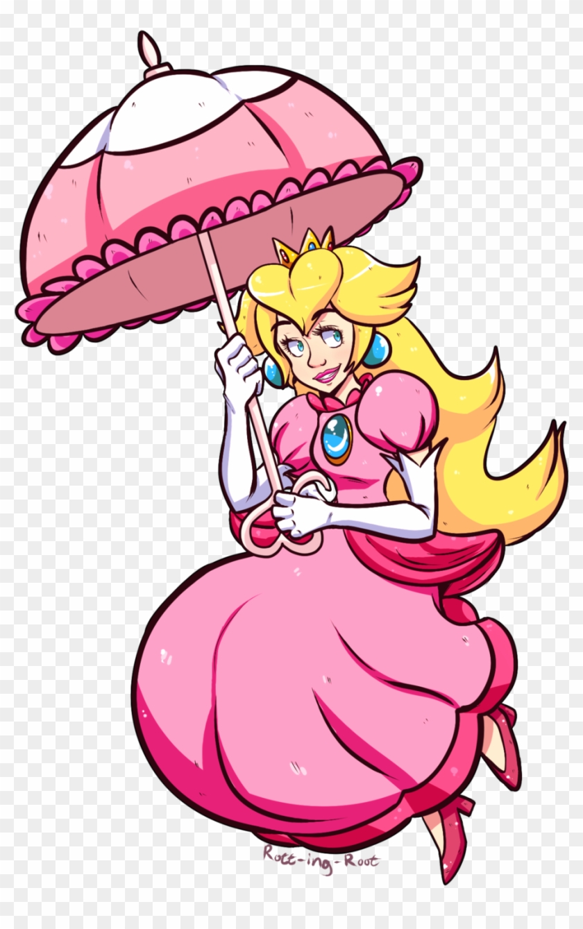 Pin By Anthony On Hooked On The Brothers - Princess Peach Parasol #1133230