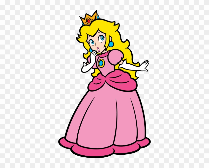 File - Artwork - Peach - Svg - Super Mario Artwork Peach #1133232