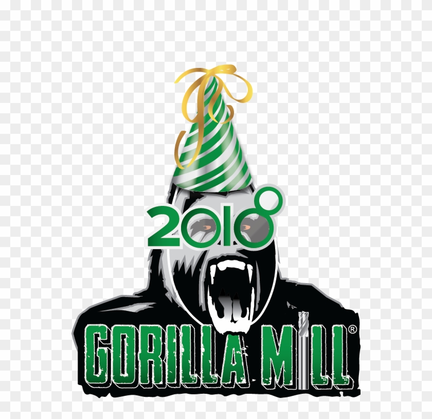 Gorilla Mill Happy New Year - Gorilla #1133340