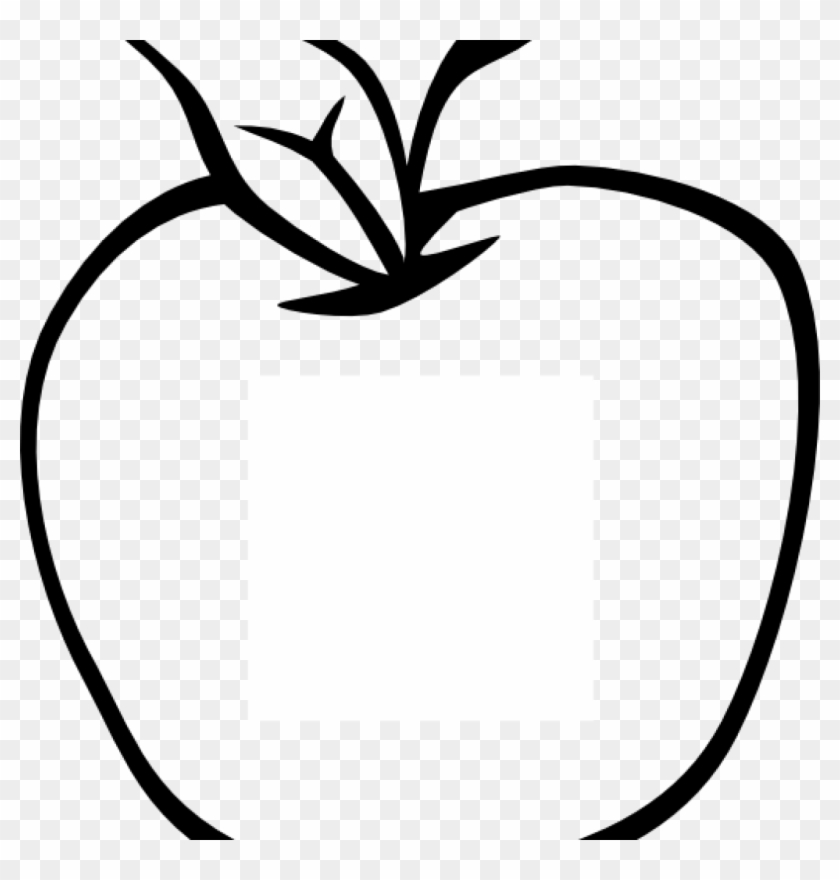 Clip Art Apple Empty Apple Clip Art At Clker Vector - Apple Colouring #1133380