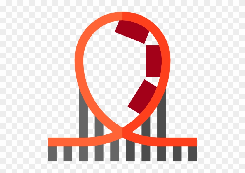 Roller Coaster Free Icon - Circle #1133435