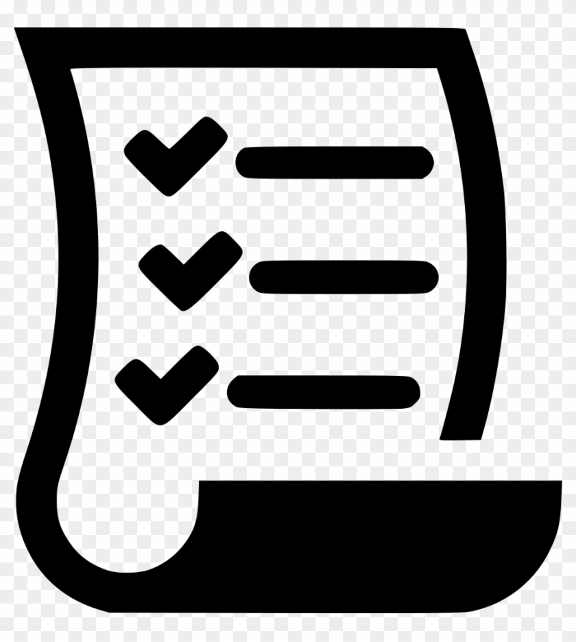 Shopping List Comments - Long List Icon Png #1133463