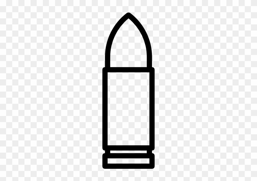 Bullet Free Icon - Bullet Shell Clip Art #1133499