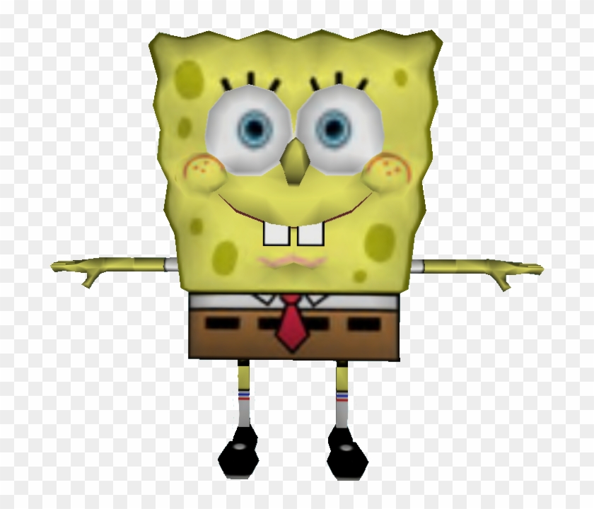 Download Zip Archive - Spongebob Transparent 3d Modle #1133519