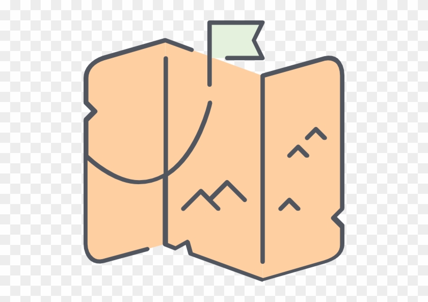 Treasure Map Free Icon - Treasure Map #1133573