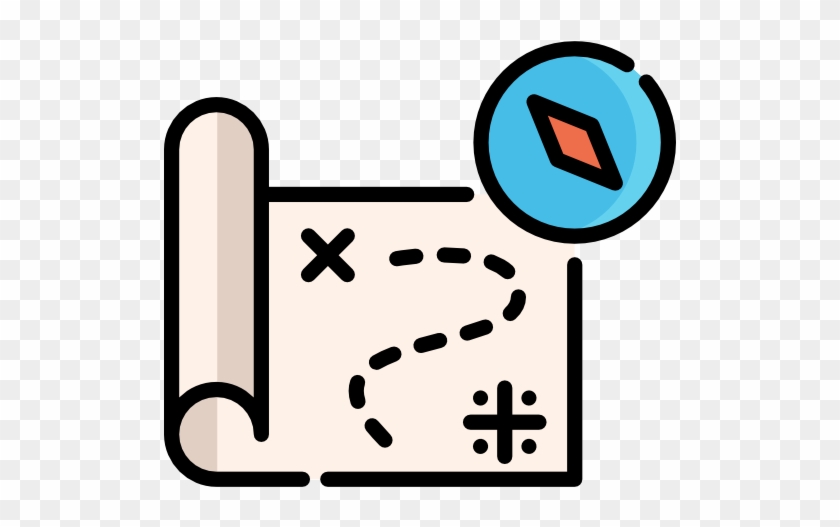 Treasure Map Free Icon - Treasure Map Free Icon #1133579