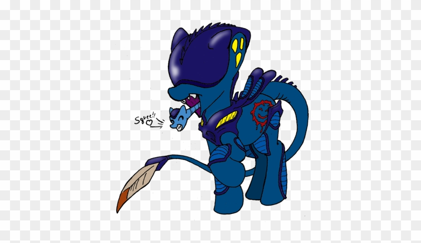 Xenomorph Clipart Dragon - Xenomorph My Little Pony #1133593