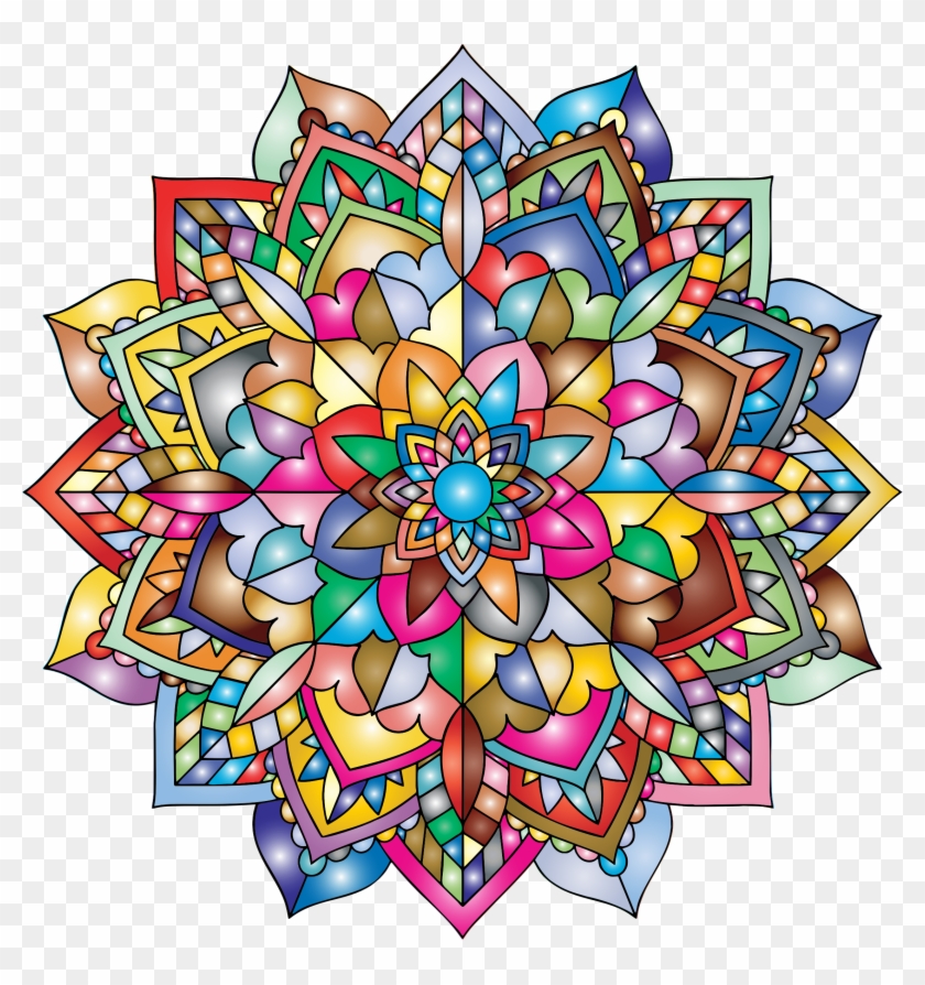 Floral Mandala Line Art 3 - Mandala #1133617