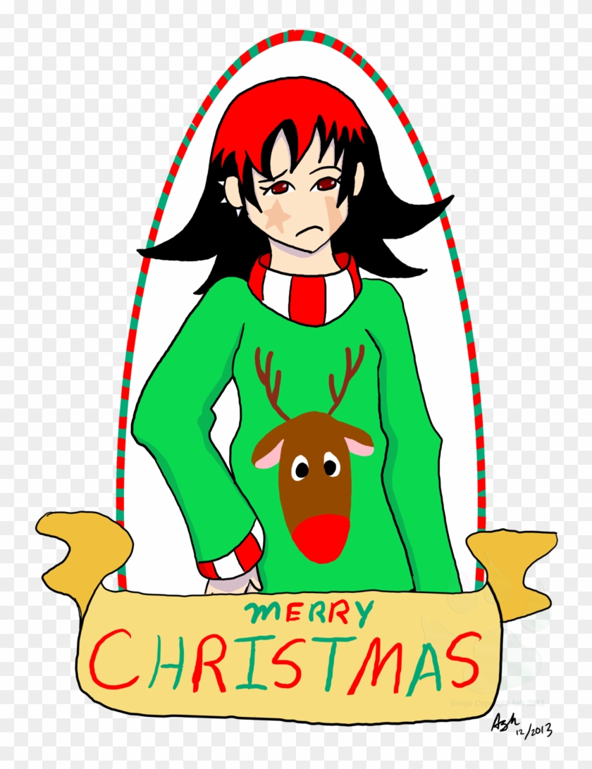 An Ugly Christmas Sweater For Molly By Redvioletpanda - Ōban Star-racers #1133670