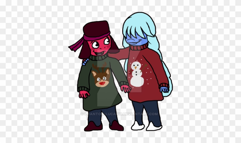 Ugly Christmas Sweaters By Gamerfeline - Cartoon #1133673