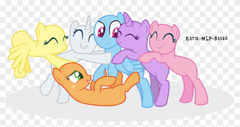 Mlp - Mlp Base Group Hug #1133828