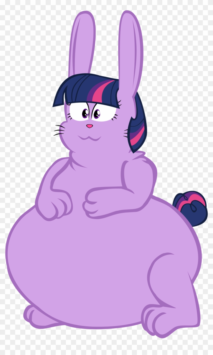 Megarainbowdash2000 Fat Bunny Twilight Normal Version - Fat Bunny Png #1133884