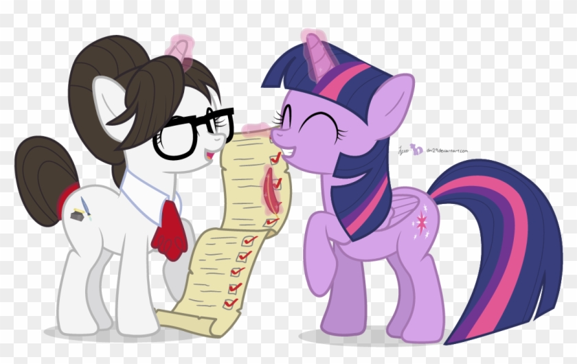 Dm29, Checklist, Duo, Female, Glasses, Magic, Mare, - Friends #1133902