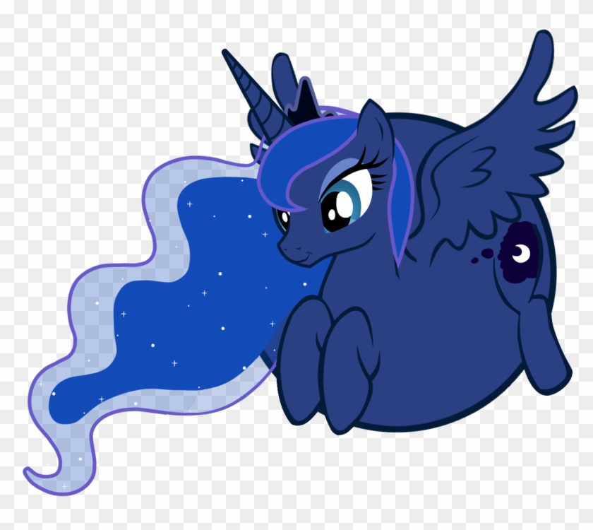 Princess Luna Rainbow Dash Rarity Pinkie Pie Pony Blue - Luna Is A Balloon #1134038