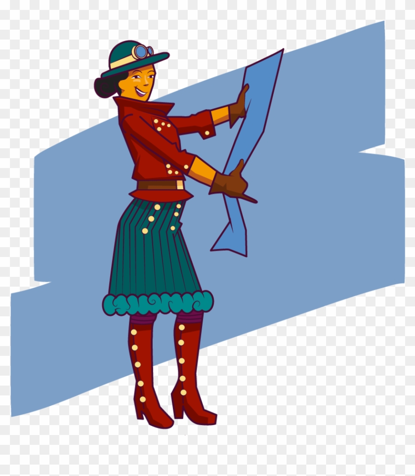 Steampunk Character Concept Art Evi - Cartoon #1134070