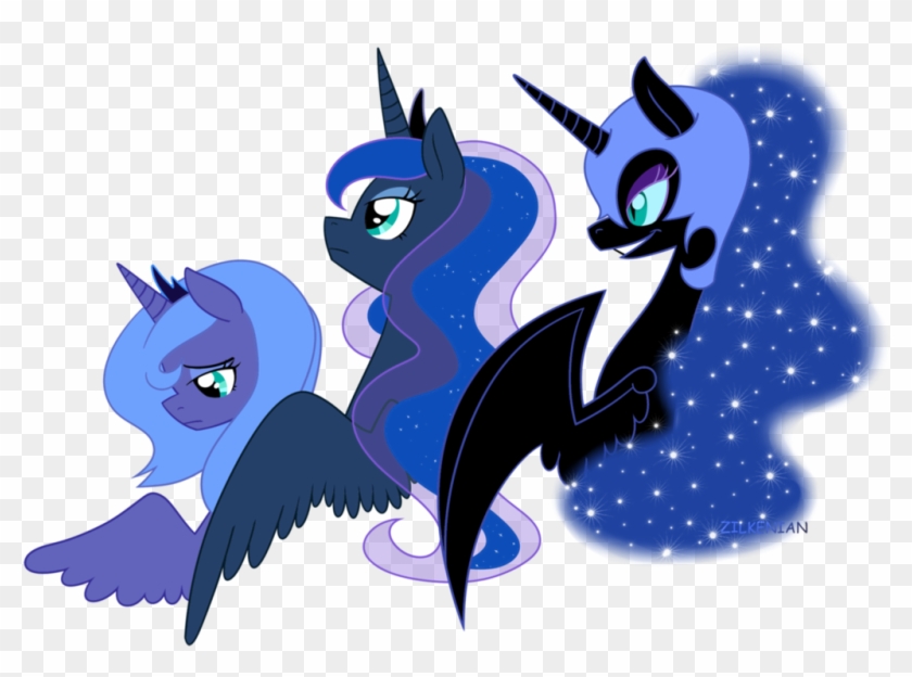 Luna By Zilkenian - Mlp Nightmare Moon Base #1134151