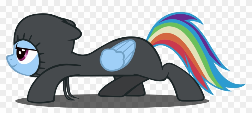 Sneaky Rainbow Dash Vector By Dipi11 - Mlp Rainbow Dash Sneaking #1134196