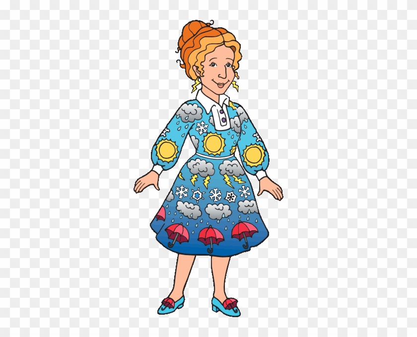 The Curly Hair And Love For Science Are Just A Few - Miss Frizzle #1134225