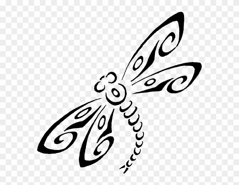 Dragonfly Tattoos Png Clipart - Dragonfly Tattoo Transparent #1134314