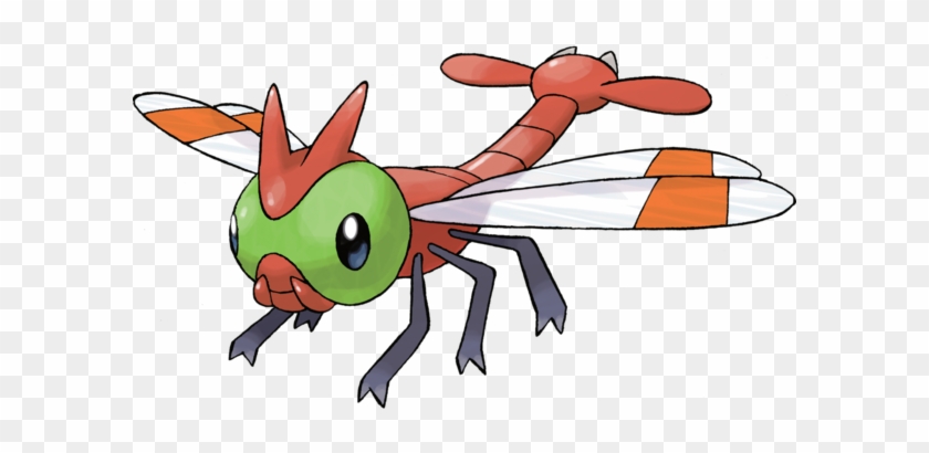 In Gold And Silver, This Bug/flying Dragonfly Would - Pokemon Yanma #1134317