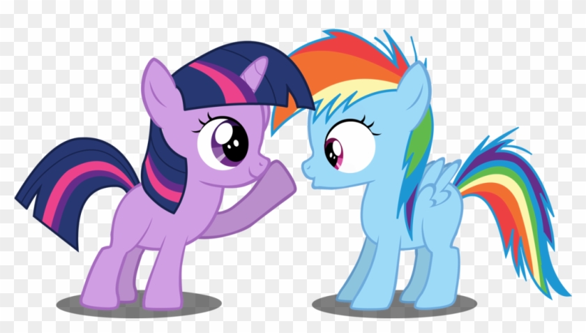 [vexel] Filly Dashie And Twily By Deratrox - Filly Twilight Sparkle And Rainbow Dash #1134366