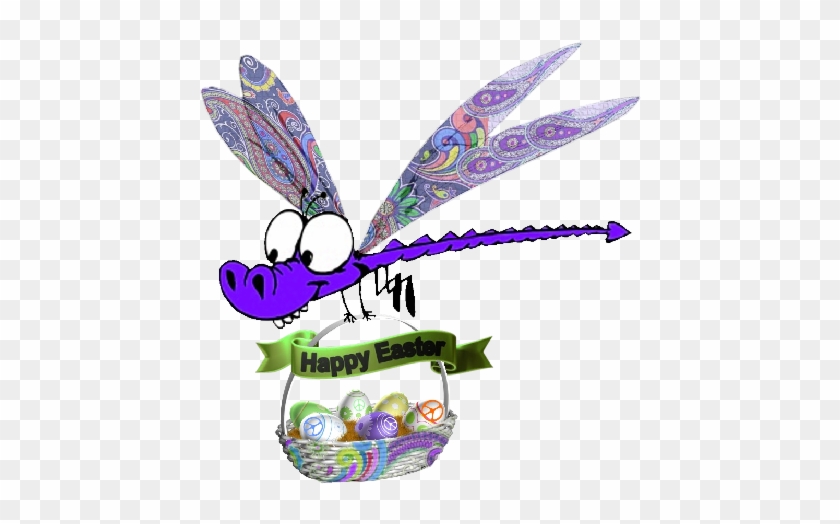 Wishing Ya A Most Wonderful Easter Holidays Hugs - Dragonfly #1134393