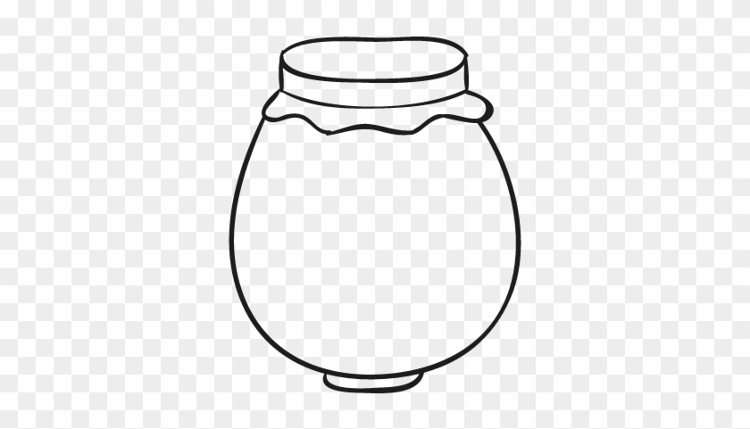 Mermelade Jar Doodle Vector - Moo Moo Milk #1134409