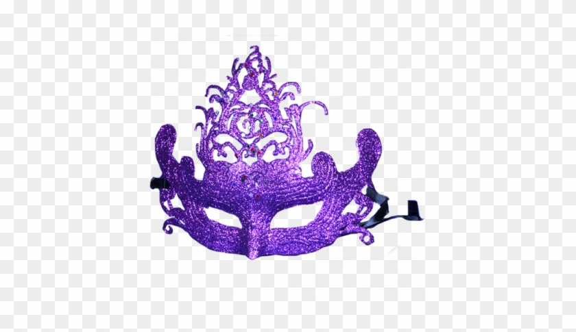 Party Crown Eye Mask Purple - Tiara #1134444