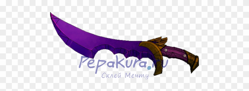Shadow Blade Сделать Pepakura - Table #1134473