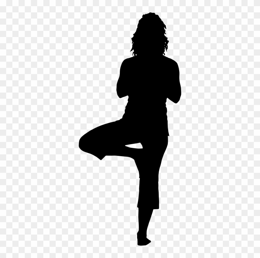 Medium Image - Yoga Silhouette Clip Art #1134498