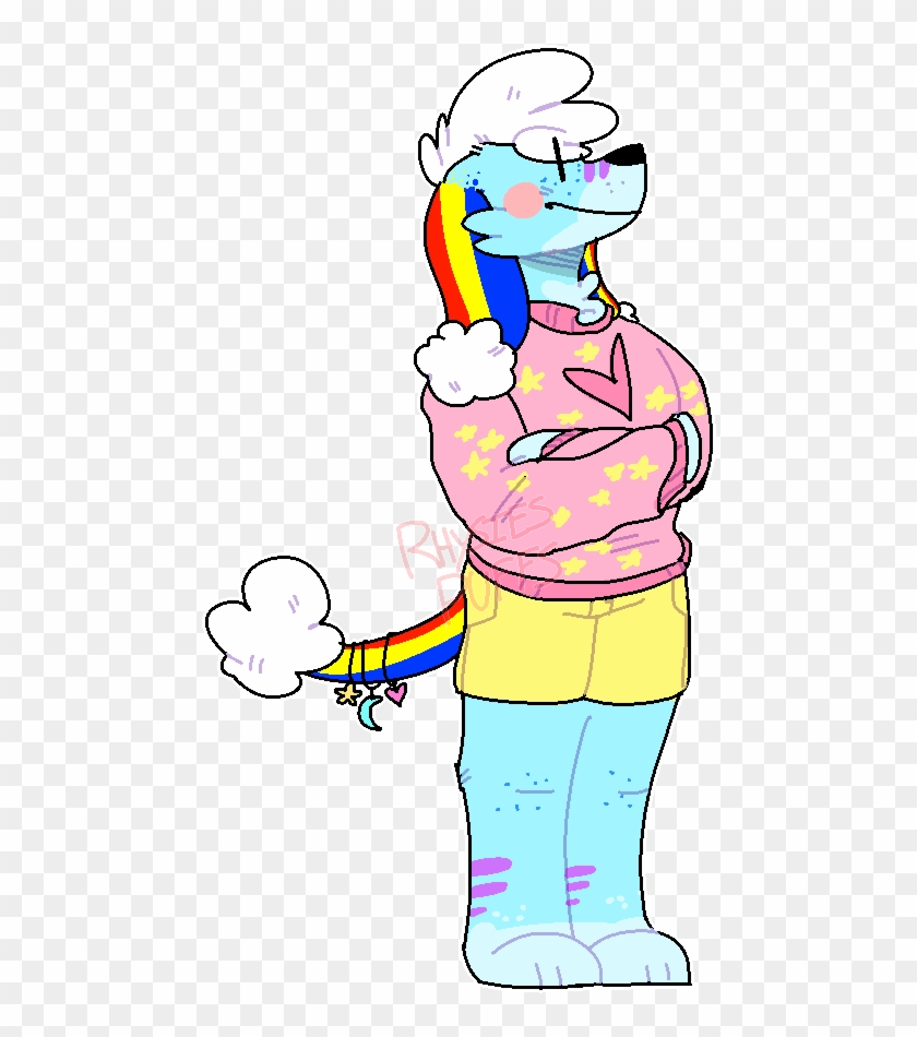 Rainbow Poodle Kiddo Auction - Cartoon #1134515