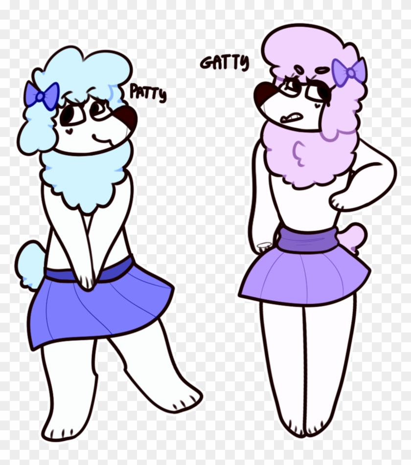 Poodle Twins By Fabulousgod - Cartoon #1134548
