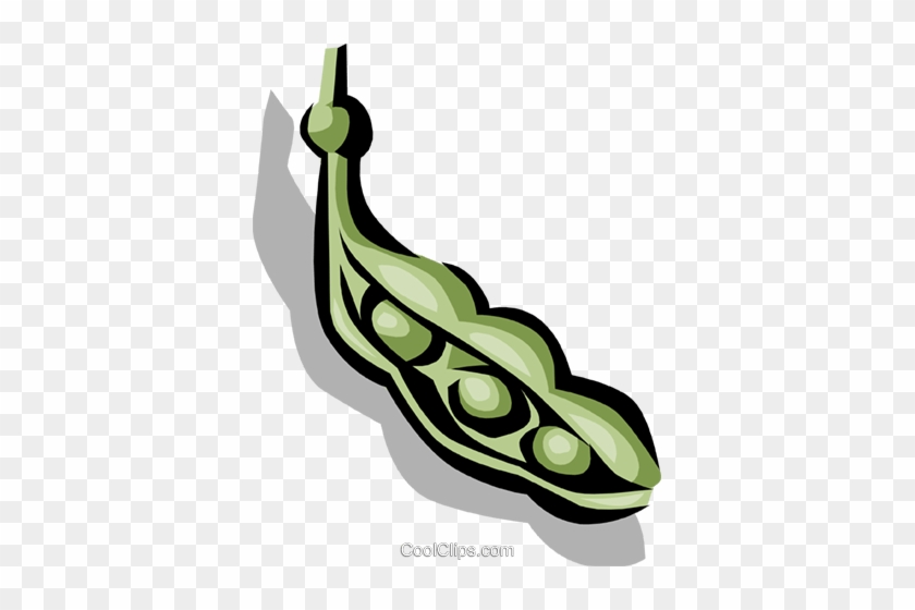 Peas In A Pod Royalty Free Vector Clip Art Illustration - Vagem Ervilha Art #1134695