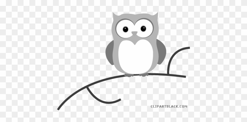 Cute Owl Animal Free Black White Clipart Images Clipartblack - Back To School September 2017 #1134792