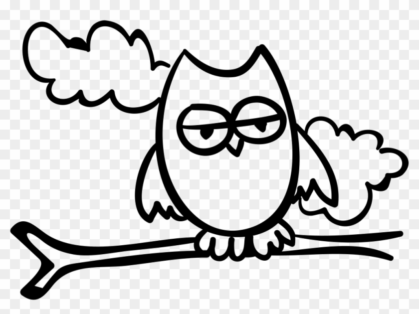 Halloween Night Owl On A Branch Comments - Icon #1134793