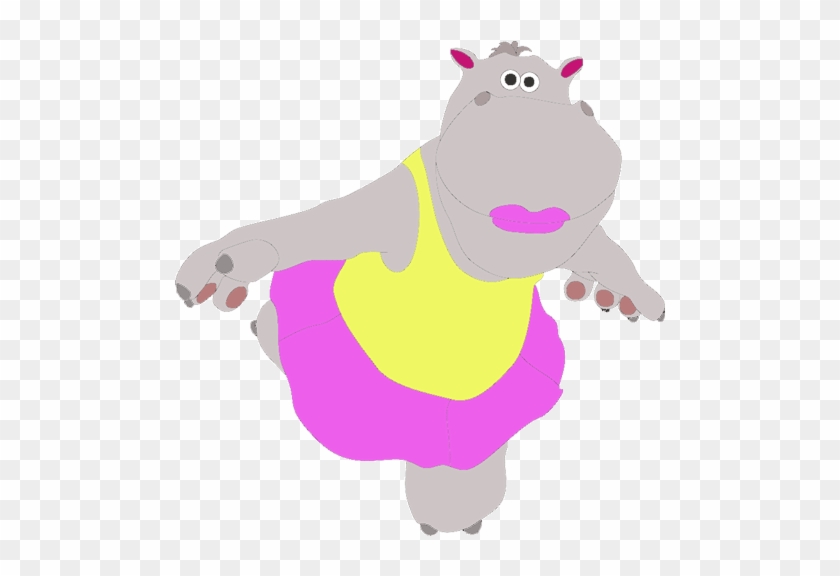 //intarsia Free Plan - Hippo In A Tutu #1134810