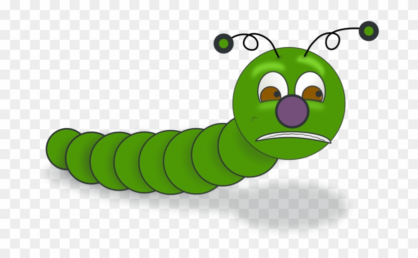 Caterpillar On A Leaf Clipart Bclipart Free Clipart - Worm Clip Art #1134870