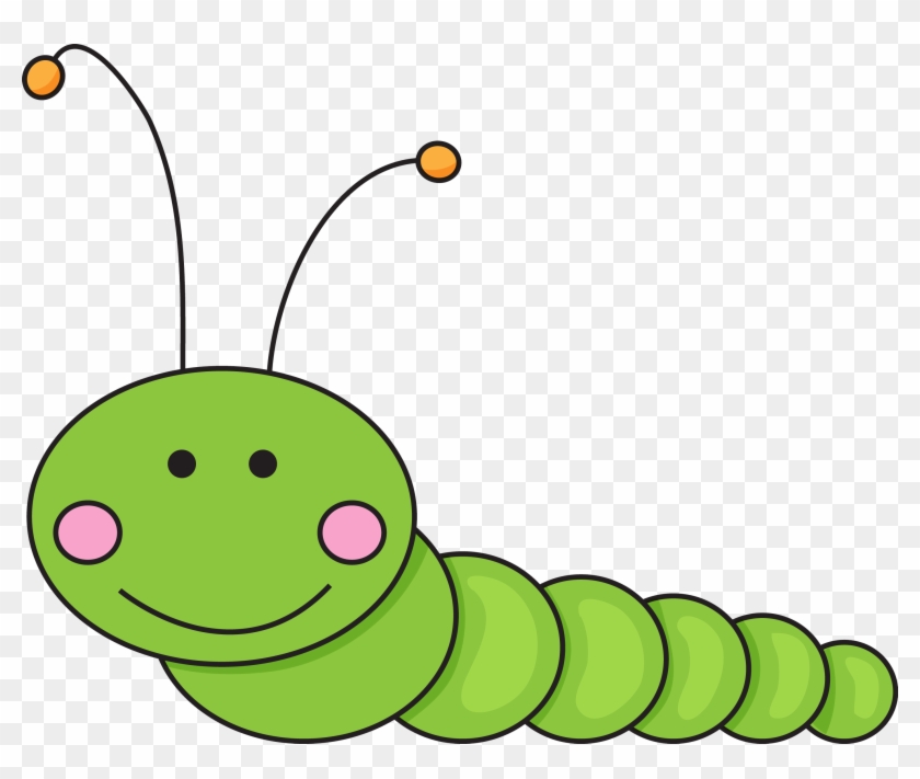 Green Worm Clip Art #1134902