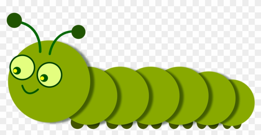 Smiling Caterpillar Legged, Linear - Caterpillars Clip Art #1134917