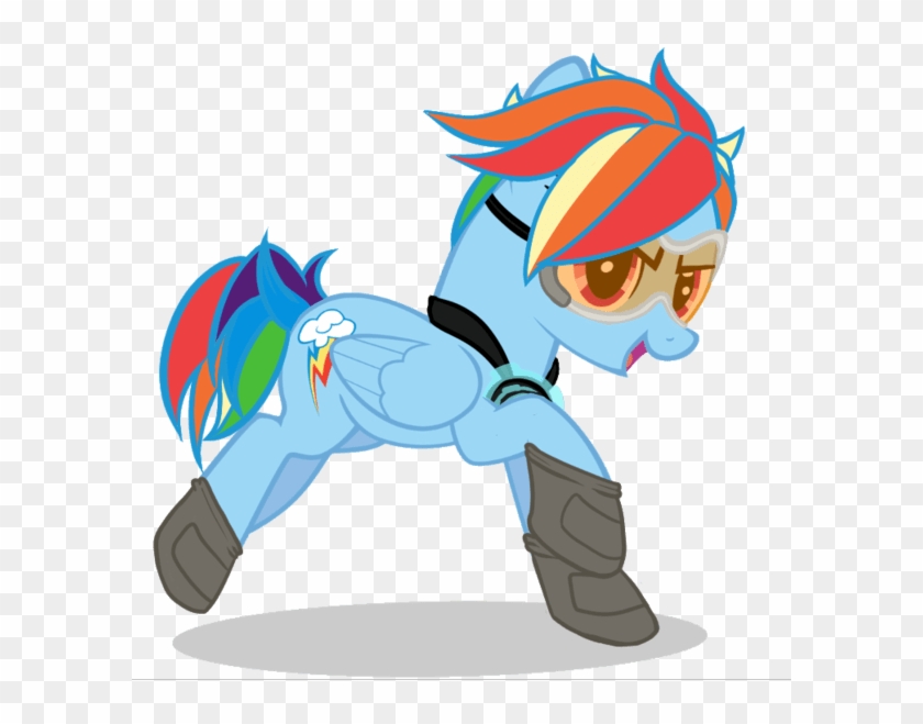 Rainbow Dash Running Vector #1134952