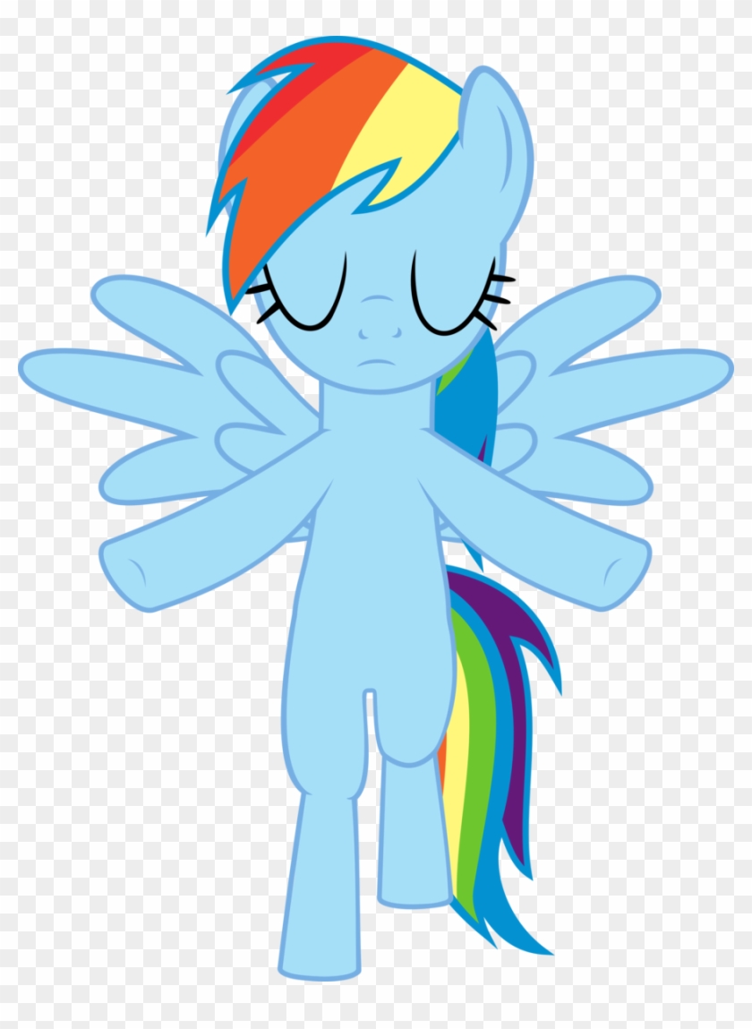 Pose) Rainbow Dash - Rainbow Dash Hind Legs #1134969