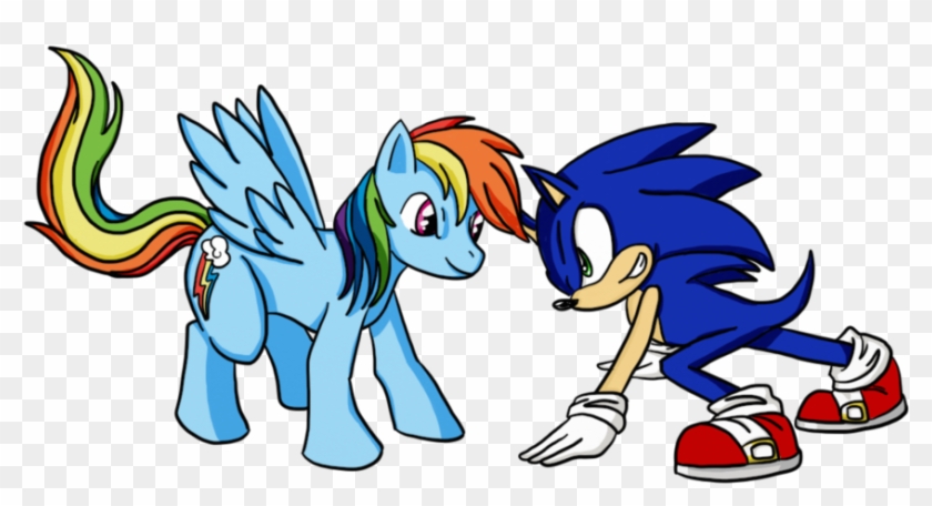 Rainbow - Sonic The Hedgehog Vs Rainbow Dash #1134985
