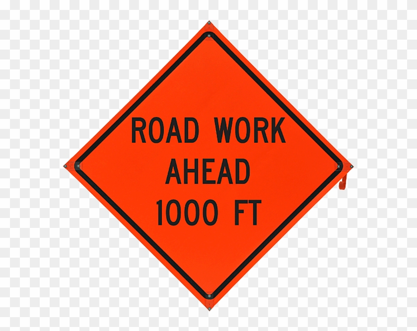 Road Work Ahead - Road Construction Sign #1135028